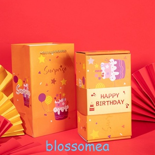 Blossomea กล่องของขวัญเซอร์ไพรส์ กล่องของขวัญคริสต์มาส กล่องของขวัญระเบิด ป๊อปอัพ เซอร์ไพรส์วันเกิด กล่องแกล้ง เงินม้วน ซองจดหมายสีแดง ของขวัญระเบิดเงินสด