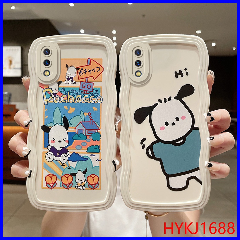 เคส-vivo-y1s-เคส-vivo-y91c-tpu-ซิลิโคน-ลายคลื่น-เคสป้องกัน-เคสนิ่ม-klq