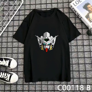 Stok Sedia Ada Cotton Lengan Pendek Besar Murah Baju Lelaki Perempuan Tshirt Japan manga anime cool Gundam Robot C0_01