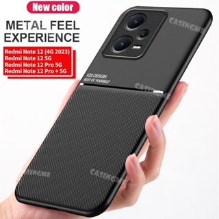 เคสโทรศัพท์มือถือหนัง กันกระแทก มีแม่เหล็ก สําหรับ Redmi Note12 12Pro+ 5G 2023 Note 12 Pro + Note12 12Pro Plus +