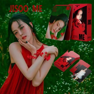 โปสการ์ด อัลบั้ม KPOP BLACKPINK JISOO Solo cards ME FLOWER 55 ชิ้น/ชุด