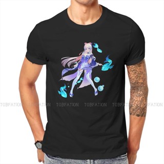 POPULAR QZCotton T-Shirt Genshin Impact Online Role Playing Game Fashion Kokomi T Shirt Classic Graphic High Quality Tsh