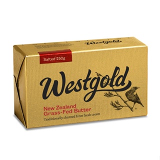 ภาพขนาดย่อของภาพหน้าปกสินค้าWestgold เวสท์โกลด์เนยเค็ม(เนยแท้) ขนาด 250กรัม จากร้าน kcgfreshfrozen บน Shopee