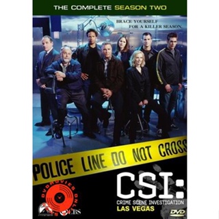 DVD CSI Las Vegas Season 2 ไขคดีปริศนาเวกัส ปี 2 (เสียง ไทย/อังกฤษ | ซับ ไทย/อังกฤษ) DVD