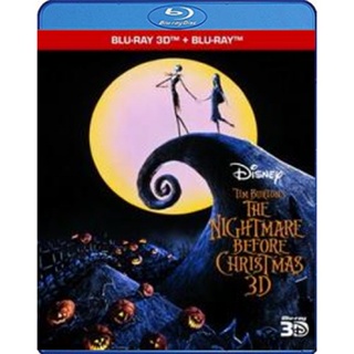 แผ่น Bluray หนังใหม่ The Nightmare Before Christmas 3D ฝันร้าย ฝันอัศจรรย์ ก่อนวันคริสมาสต์ 3D (เสียง Eng 7.1 DTS-HD HR/