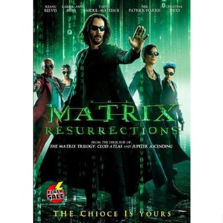 DVD ดีวีดี The Matrix Resurrections เดอะ เมทริกซ์ เรเซอเร็คชั่นส์ (เสียง ไทย/อังกฤษ ซับ ไทย/อังกฤษ) DVD ดีวีดี