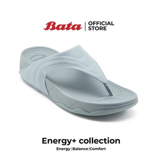 BATA บาจา Energy+ รองเท้าแตะเพื่อสุขภาพแบบหนีบ รองรับน้ำหนักเท้าได้ดี  สำหรับผู้หญิง สีชมพู 6715181 สีฟ้า 6719181