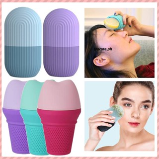 【Shrink Pore】Ice Roller Face Massage Silicone Cube Removal Wrinkle Shrink Pore Ice Mold Facial Ice Roller For Face Eye Skin Care Hypoallergen Nailshop ร้านค้า