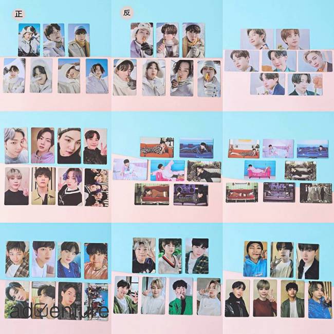 adven-การ์ดอัลบั้มรูปภาพ-bts-be-winter-package-official-same-lomo-card-jk-v-jimin-suga-jin-j-hope-rm-hd-2021