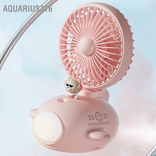  Aquarius316 พัดลมสเปรย์ความชื้นน่ารักฤดูร้อนเดสก์ท็อป USB ชาร์จพัดลมความชื้นสำหรับนักเรียนสำนักงานหอพัก