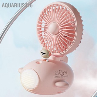  Aquarius316 พัดลมสเปรย์ความชื้นน่ารักฤดูร้อนเดสก์ท็อป USB ชาร์จพัดลมความชื้นสำหรับนักเรียนสำนักงานหอพัก