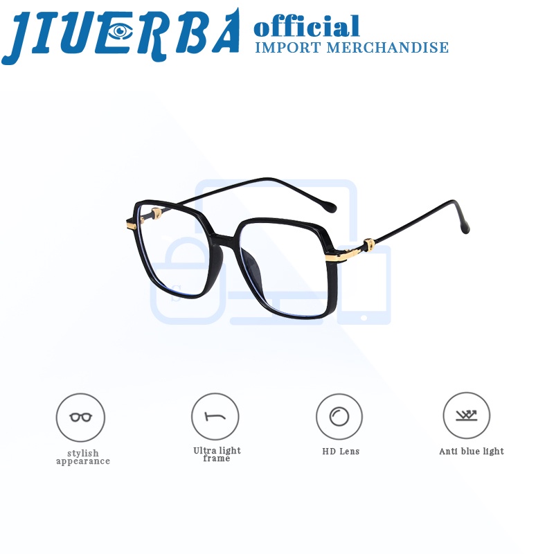 jiuerba-tr90-แว่นตาสายตาสั้น-ทรงสี่เหลี่ยม-ขนาดใหญ่-ป้องกันรังสี-สไตล์เกาหลี-คลาสสิก-สําหรับผู้ชาย-และผู้หญิง