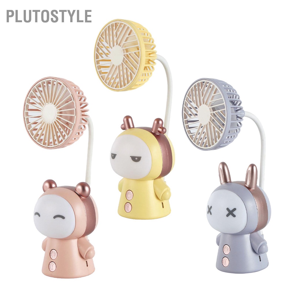plutostyle-พัดลมมือถือขนาดเล็กแบบพกพา-usb-พัดลมแบบชาร์จไฟได้-abs-พัดลมตั้งโต๊ะแบบพับได้สำหรับห้องสมุดสำนักงานการเดินทางที่บ้าน