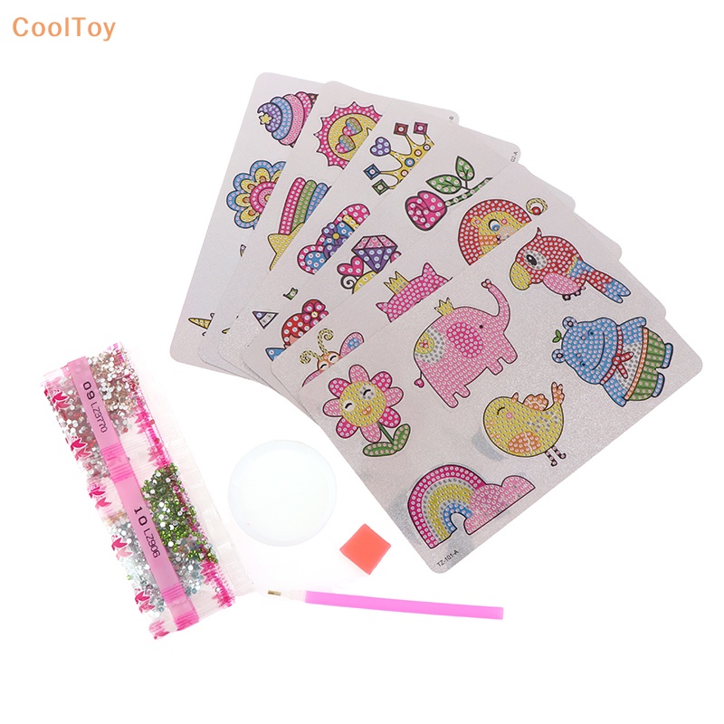 cooltoy-ขายดี-ชุดงานศิลปะเม็ดบีด-ทรงเพชร-5d-ตามตัวเลข-diy-สําหรับเด็ก