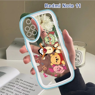 สําหรับ Redmi Note 11S 11T 11 Pro 4G 5G Note 11 Pro+ Plus 5G เคสโทรศัพท์มือถือแบบนิ่ม กันกระแทก กันรอยกล้อง ลายวินนี่ เดอะ พูห์ แฟชั่น