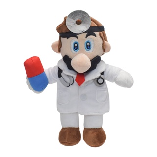 Super Smash Bros. สไตล์ใหม่ 30 ซม. สินค้า Plush Dr. ตุ๊กตาซูเปอร์มาริโอ้ หมอมาริโอ้