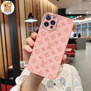 Printed leather phone case with metal camera frame Compatible For iPhone 14 13 12 11 Pro Max Protective Case