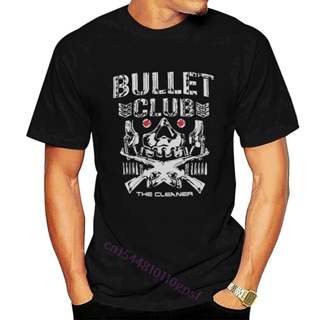  พิมพ์ลาย ขายดี เสื้อยืดแขนสั้น คอกลม ผ้าฝ้าย ลาย BULLET CLUB THE CLEANER สีดํา สําหรับผู้ชาย IJgkal72EElhho00