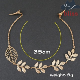 BLISS เครื่องประดับ กิ๊บติดผม แต่งรูกลวง สีทอง แฟชั่นแฟรี่ สําหรับเจ้าสาว