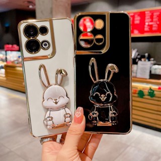 เคสซิลิโคนนิ่ม ลายกระต่าย สีแคนดี้ สําหรับ Reno 7 5G 4G 6z 5 6 Pro Plus