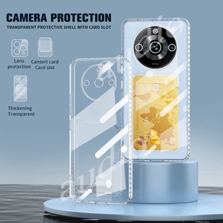 เคสโทรศัพท์มือถือซิลิโคน TPU ใส แบบนิ่ม ทรงสี่เหลี่ยม ป้องกันเลนส์กล้อง สําหรับ Realme 11 Pro Plus Pro+ 5G 2023 11 10 Pro Plus 11Pro 10Pro + 4G 5G