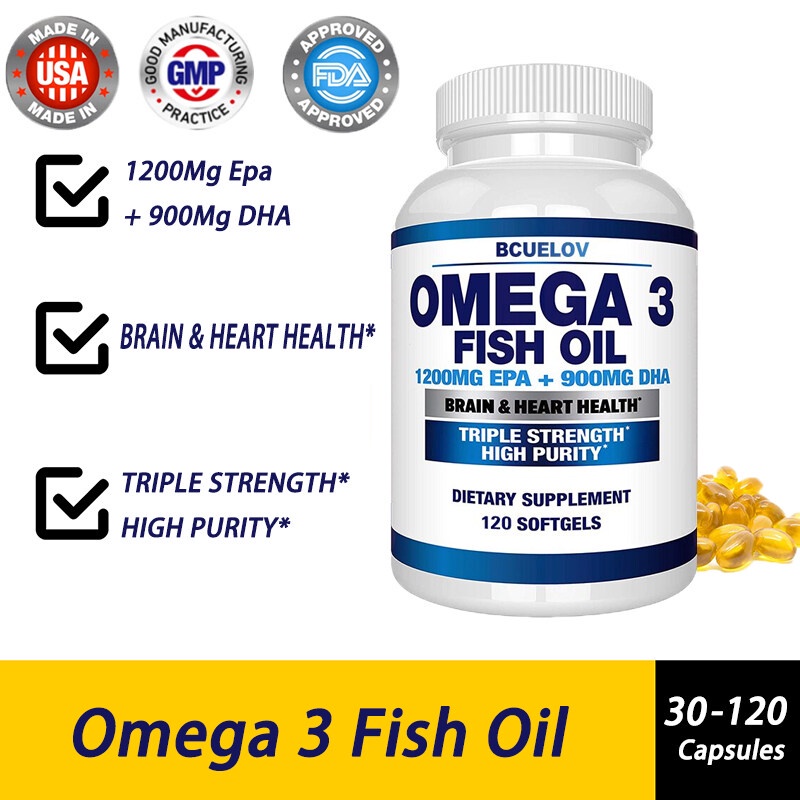 omega-3-อาหารเสริมน้ํามันปลา-เพิ่มพลังงาน-ฟังก์ชั่นสมอง-รองรับพลังงาน-nootropic-หน่วยความจํา-โฟกัส-iq