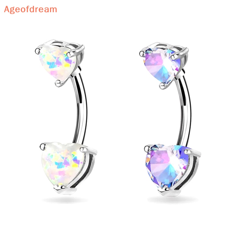 ageofdream-แหวนแฟชั่น-รูปหัวใจ-ประดับคริสตัล-เพทาย-เครื่องประดับ-สําหรับผู้หญิง