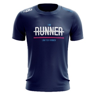 [ลดราคา] เสื้อยืด ลาย I AM RUNNER Run Running Event - Dark Blue - Kain Ultron Medal Outdoor Hiking