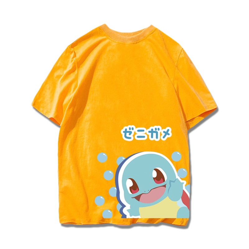 hot-เสื้อยืดแขนสั้น-anime-pok-mon-เสื้อยืดผ้าฝ้าย-squirtle-ลายน่ารัก-เสื้อยืดแขนสั้น-ฤดูร้อน-ใหม่