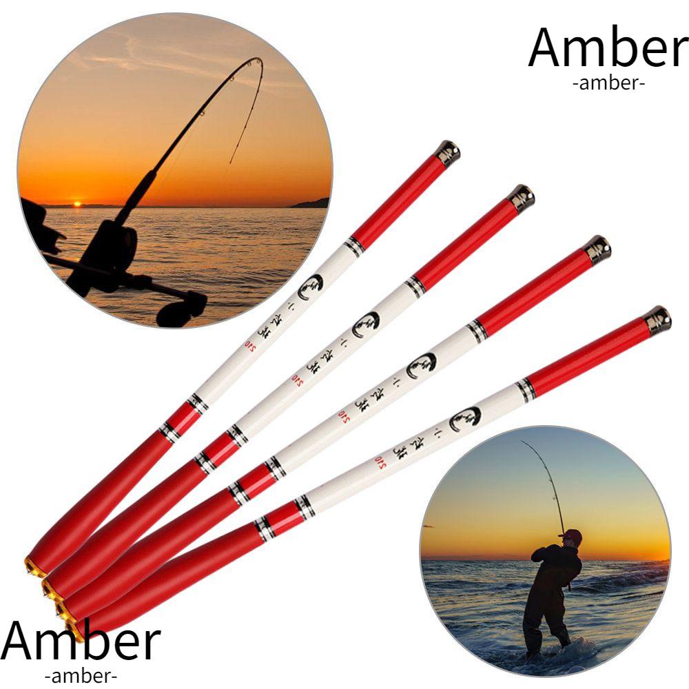 amber-คันเบ็ดตกปลา-คาร์บอนไฟเบอร์-แบบพกพา-น้ําหนักเบา