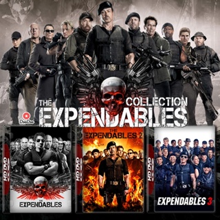 DVD The Expendables โครตคนทีมมหากาฬ ภาค 1-3 DVD หนัง มาสเตอร์ เสียงไทย (เสียงแต่ละตอนดูในรายละเอียด) หนัง ดีวีดี