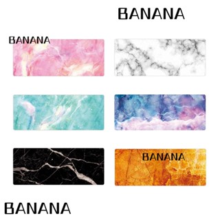 Banana1 แผ่นรองโต๊ะคอมพิวเตอร์ ลายหินอ่อน ขนาดใหญ่ สไตล์โมเดิร์น