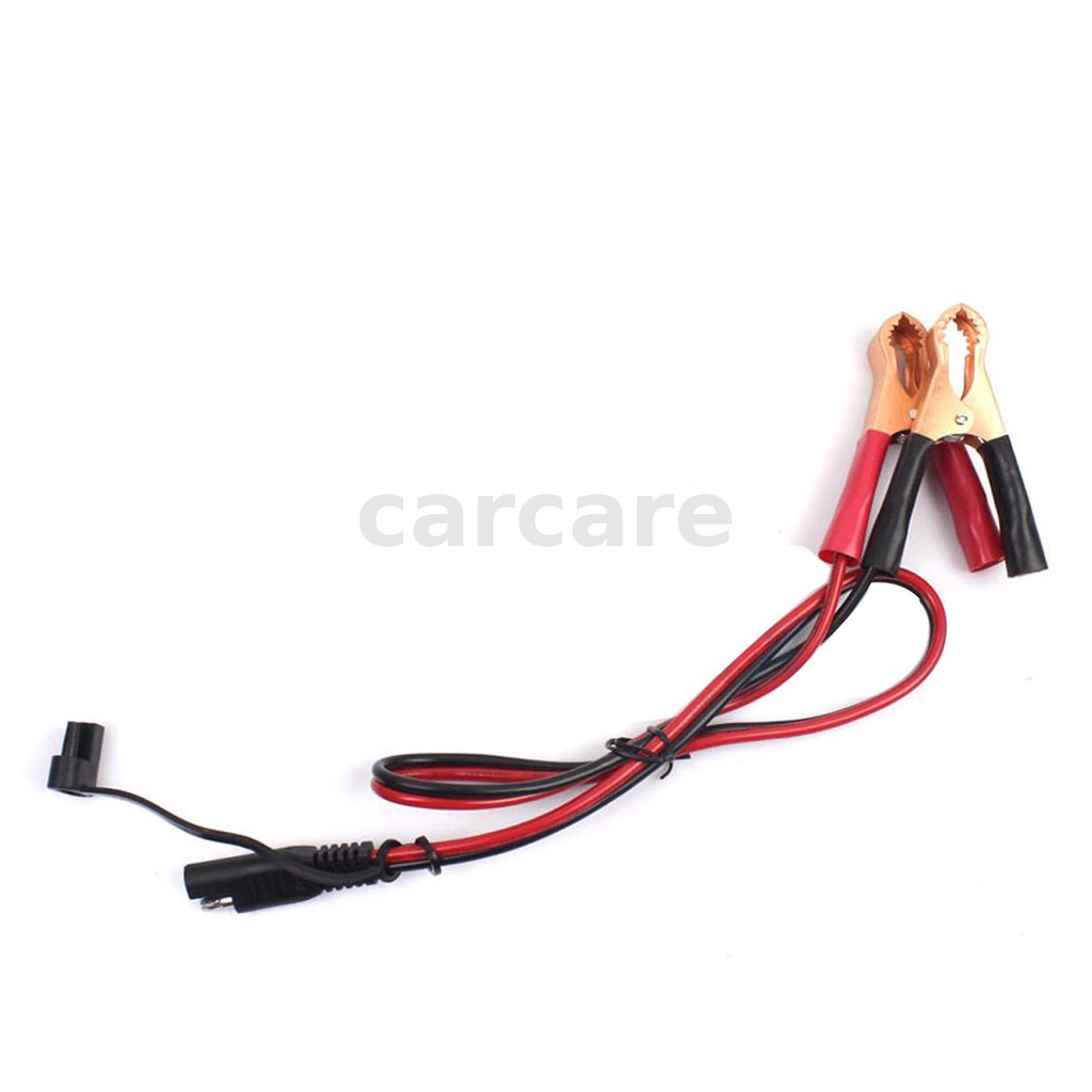 carcare-foxsur-สายเคเบิลชาร์จแบตเตอรี่-sae-เป็นคลิปปากจระเข้-dc-sae-เชื่อมต่อเร็ว