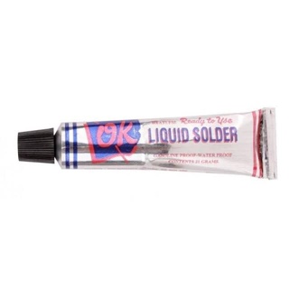 OK ตะกั่วหลอด Liquid Solder แบบเหลวไม่ต้องใช้ความร้อน ขนาด21กรัม บัดกรีโลหะ สังกะสี รอยรั่ว ท่อน้ำประปา ดีเยี่ยม