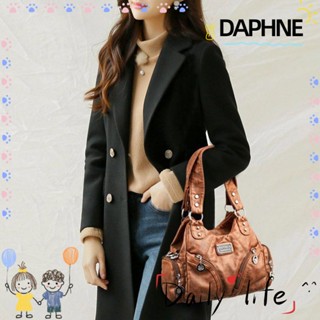 Daphne กระเป๋าสะพายไหล่ กระเป๋าถือแฟชั่น มีหลายช่อง สไตล์พังก์