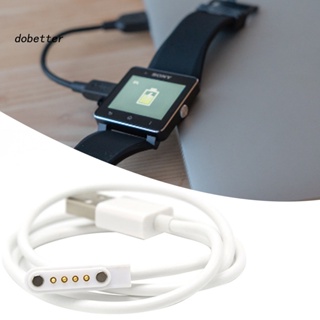&lt;Dobetter&gt; สายชาร์จยาง ยืดหยุ่นสูง สําหรับ Huawei 80 ซม. 4Pin Smart Watch