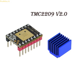 Doublebuy สเต็ปมอเตอร์ไดรเวอร์ TMC2209 V2 0 สําหรับเครื่องพิมพ์ 3D และฮีทซิงค์ 256 Microsteps 1 ชุด