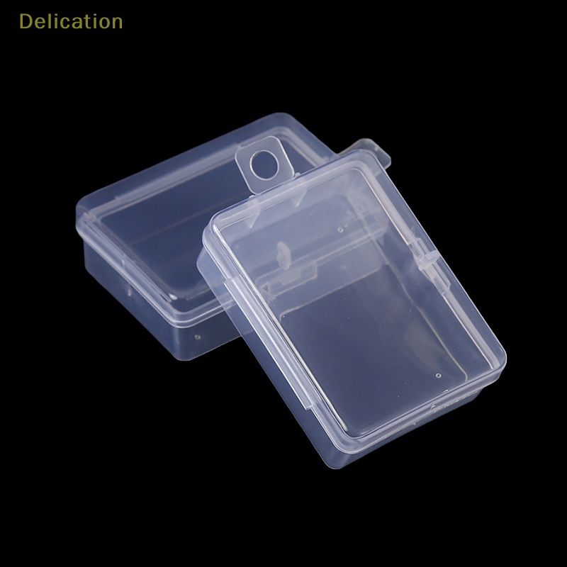delication-กล่องเก็บเครื่องประดับ-ลูกปัด-แบบใส-ทรงสี่เหลี่ยม-ขนาดเล็ก-3-ชิ้น