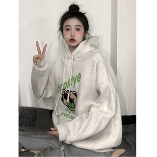 Cattail เสื้อผ้าผู้ญิง แขนยาว เสื้อฮู้ด คลุมหญิง สไตล์เกาหลี แฟชั่น  สวยงาม High quality Stylish พิเศษ A98J1KU 36Z230909