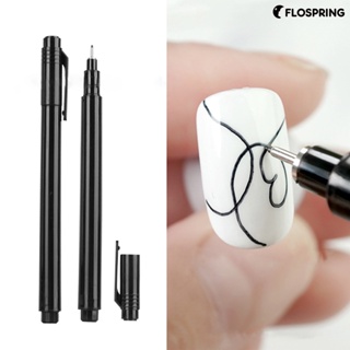 Flospring ปากกาเพ้นท์เล็บ น้ําหนักเบา แห้งเร็ว สําหรับวาดภาพกราฟฟิติ วาดภาพ ระบายสี 3 ชิ้น ต่อชุด