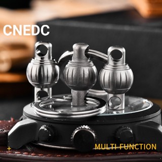 Cnedc พวงกุญแจรถยนต์ ไทเทเนียมอัลลอย ขนาดเล็ก EDC