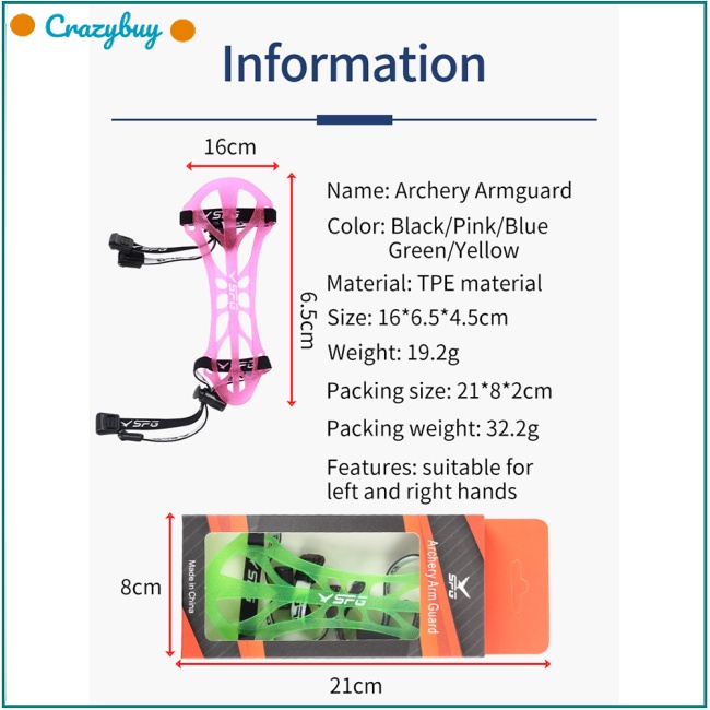 cr-ปลอกแขนลูกศร-ปรับได้-อุปกรณ์เสริม-สําหรับฝึกยิงธนู