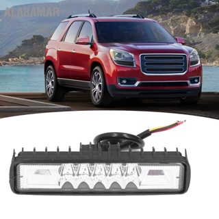 ALABAMAR 48W LED Work Light Bar Dual Colour Side Strobe Lamp Universal for Car Motorcycles Offroad