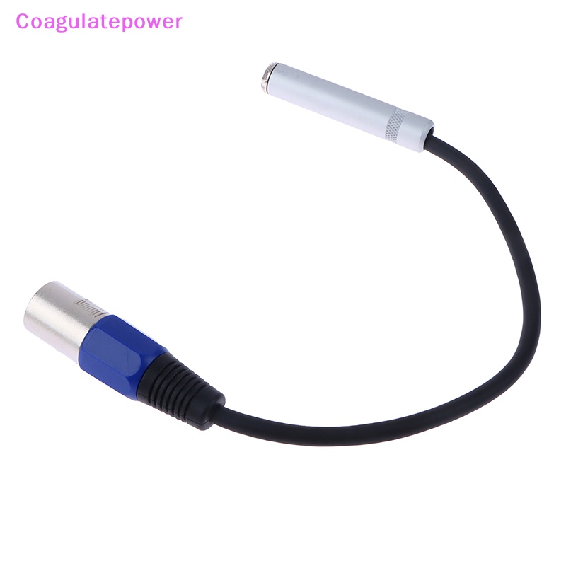 coa-3pin-xlr-male-to-6-35-มม-female-แจ็คสเตอริโอ-สายสัญญาณเสียงไมโครโฟน-หูฟัง-เครื่องขยายเสียง-อะแดปเตอร์แปลงสายเคเบิ้ลปลั๊ก-wer