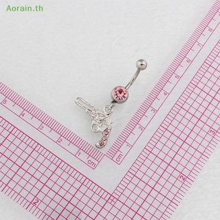 # เครื่องประดับร่างกาย # สเตนเลส ฝังเพชร ท้อง ปุ่ม แหวน สร้างสรรค์ แฟชั่น จี้ สะดือ เล็บ สําหรับผู้หญิง เครื่องประดับร่างกาย