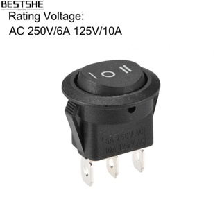 สวิตช์โยก AC 250V 6A 125V 10A เปิด ปิด เปิด แอคชั่น SPST สัมผัส เปิด ปิด