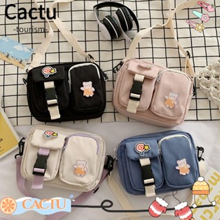 Cactu กระเป๋าสะพายไหล่แฟชั่น ขนาดเล็ก น่ารัก