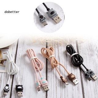 &lt;Dobetter&gt; สายชาร์จ Type-C อะลูมิเนียมอัลลอย ชาร์จไว แบบพกพา สําหรับสมาร์ทโฟน