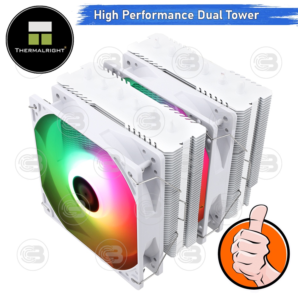 coolblasterthai-thermalright-peerless-assassin-120-se-white-argb-cpu-heat-sink-lga1700-ready-ประกัน-3-ปี