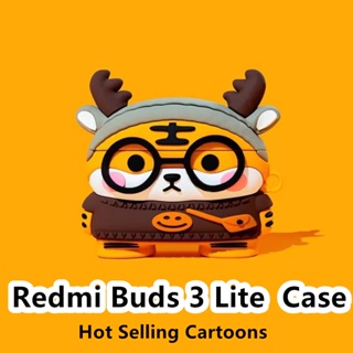 【ส่วนลด】เคสหูฟัง แบบนิ่ม ลายการ์ตูนฉลาม สําหรับ Redmi Buds 3 Lite Redmi Buds 3 Lite